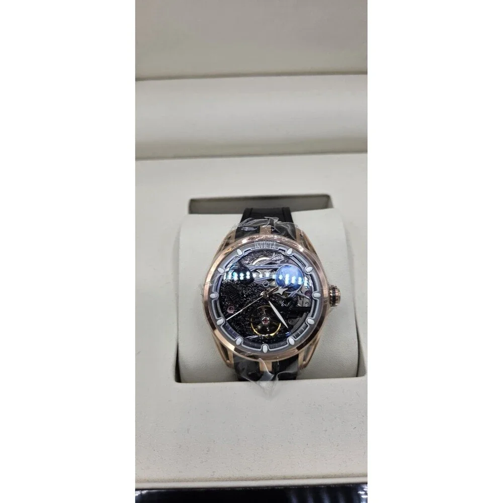 Invicta Celestial Naosia Automatic Men's Watch w/ Skeleton Dial - 45mm, Black